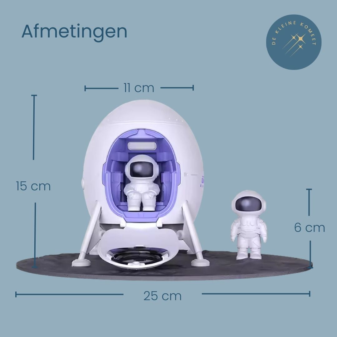 Space Lander Bluetooth Lichtprojector - Tover ruimtepret tot leven!