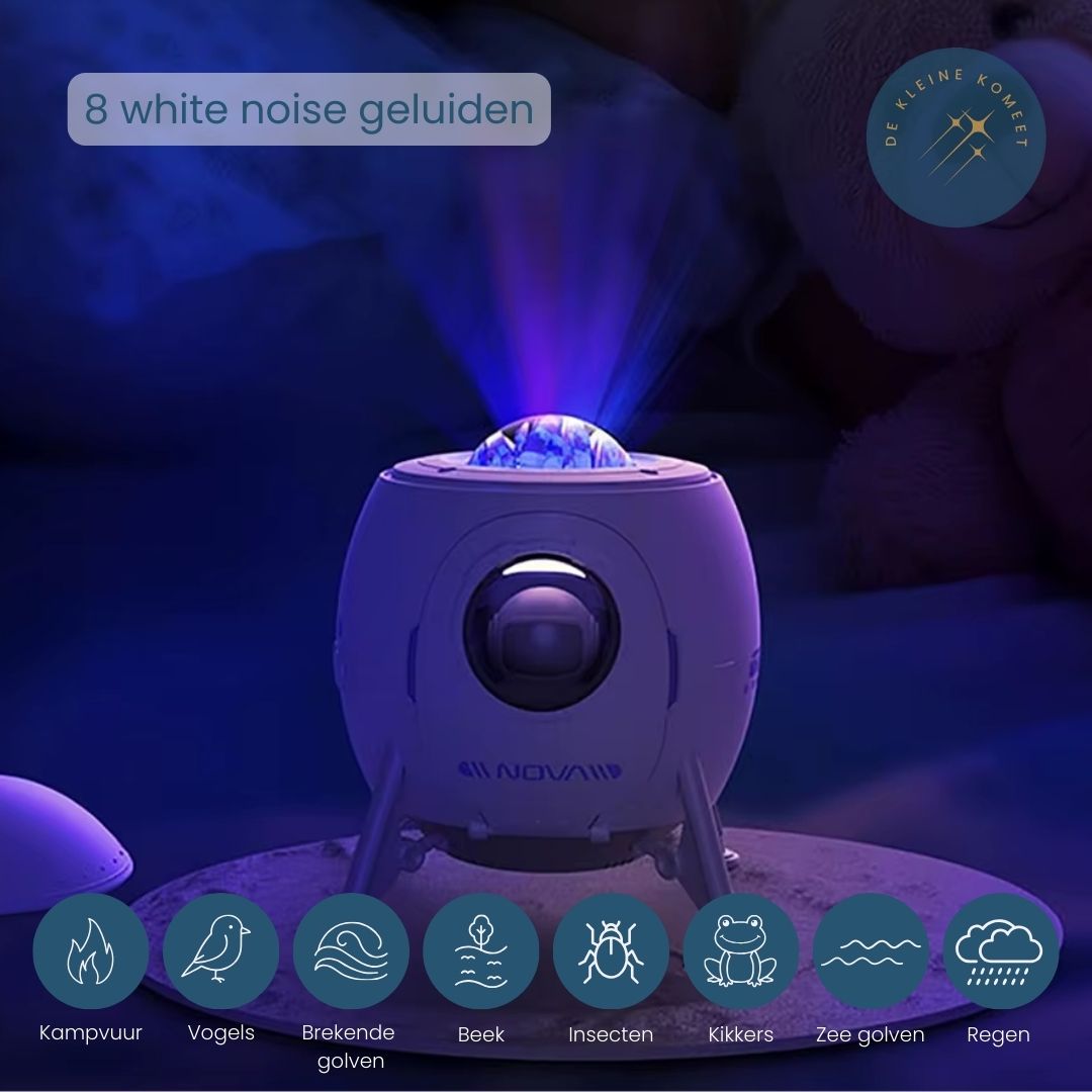 Space Lander Bluetooth Lichtprojector - Tover ruimtepret tot leven!